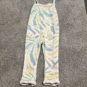 Grayson Mini Waffle Knit‎ tie dye jumpsuit 3T